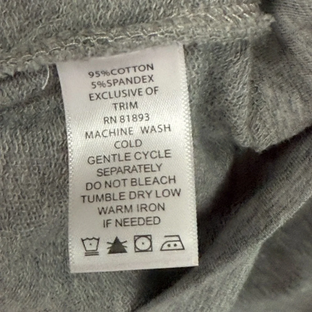 Motto Women's Cropped Pea Coat Heather Gray Pleated Button-Up Size-L NWT